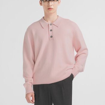 Áo len nam cổ polo SSSTUTTER phong cách hàn quốc SSS. POLO SWEATER