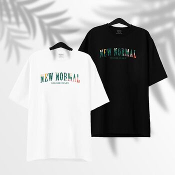 NEW NORMAL Oversize Tee. Chất vải 100% Cotton, định lượng 230gsm, dày dặn, đứng Form