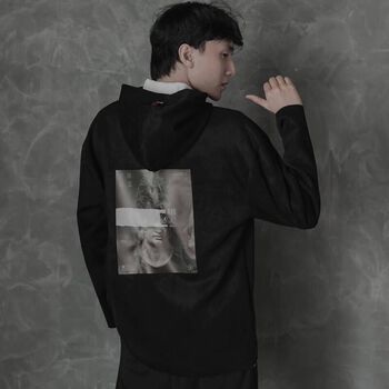 Áo nỉ có mũ ONLY HUMAN HOODIE (Đen) - ZUNE.ZX