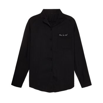 Áo sơ mi dài tay Bae Im Real Shirt (Đen) - ZUNEZX