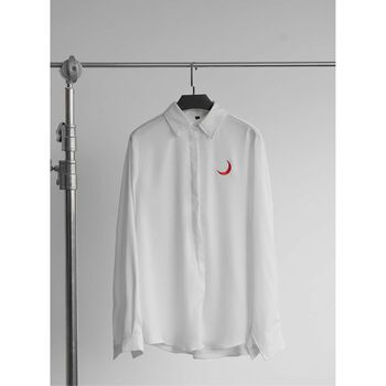 Áo sơ mi tay dài BLOODMOON SHIRT (Trắng) - ZUNEZ