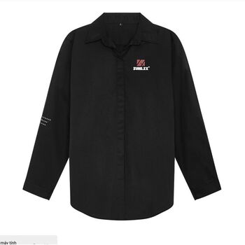 Áo sơ mi tay dài MINIMALIST SHIRT (Đen) - ZUNEZX