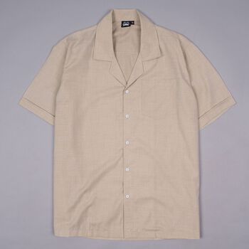 Áo Cuban Shirt Gori - Beige