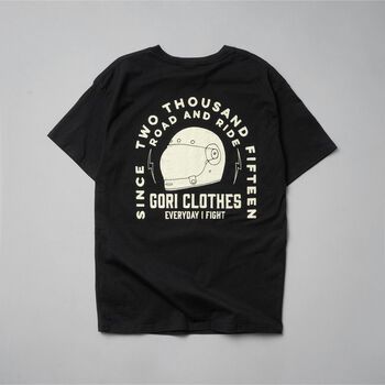 [Mã INCU20 giảm 20K đơn 150K] Áo Thun Gori Oldskull - Helmet - Đen