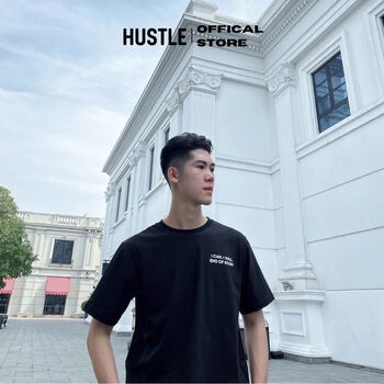 Áo thun local brand unisex nam nữ tay lỡ - in chữ I can. I will. End of story - 100% cotton premium cao cấp - Hustle