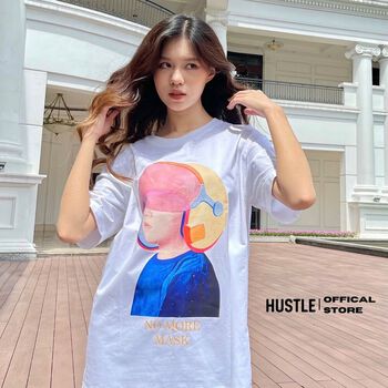 Áo thun local brand unisex nam nữ tay lỡ No more mask - Baby Face - cotton premium cao cấp full size