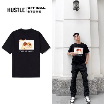 [Freeship từ 0đ]Áo thun local brand unisex nam nữ tay lỡ Dont call me Angle - cotton premium cao cấp full size