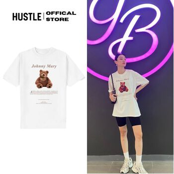 [Freeship từ 0đ]Áo thun local brand unisex nam nữ tay lỡ Johny Mary - cotton premium cao cấp full size