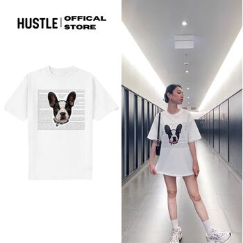 [Freeship từ 0đ]Áo thun local brand unisex nam nữ tay lỡ Pull Dog - cotton premium cao cấp full size