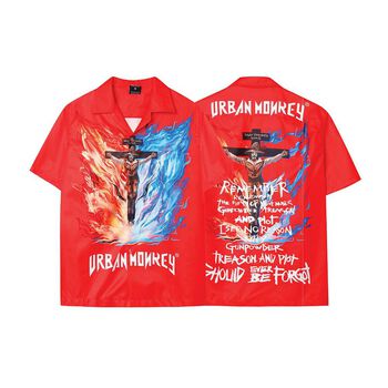ÁO SƠ MI [ URBAN MONKEY ] GUY FAWKES - ĐỎ