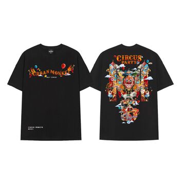 ÁO THUN [ URBAN MONKEY ] CIRCUS - ĐEN