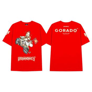 ÁO THUN [ URBAN MONKEY ] GORADO RACING BOY - ĐỎ