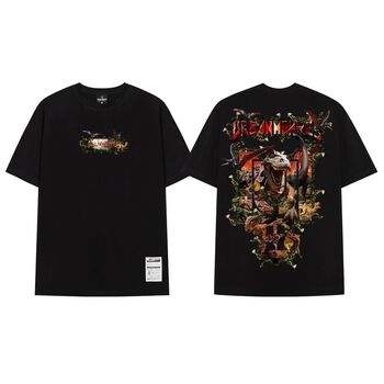 ÁO THUN [ URBAN MONKEY ] JURASSIC - ĐEN