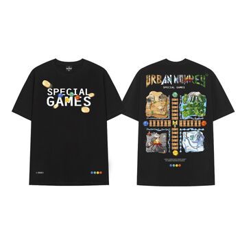 ÁO THUN [ URBAN MONKEY ] SPECIAL GAME - ĐEN