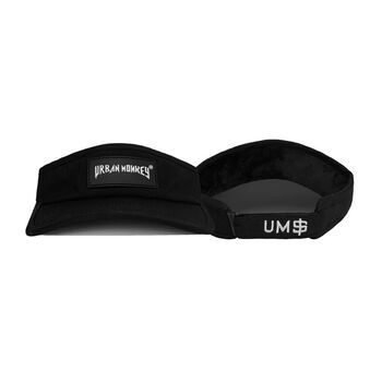 NÓN GOLF [ URBAN MONKEY ] LOGO PVC - ĐEN