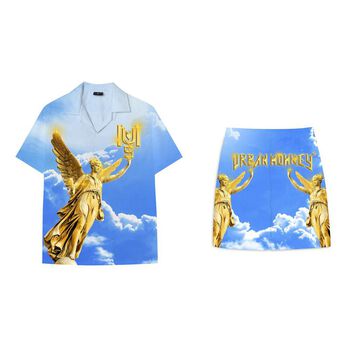 ĐỒ BỘ [ URBAN MONKEY ] SKY GOLDEN - XANH