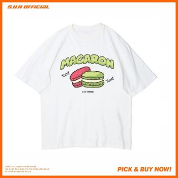 Áo thun MACARON - TRẮNG