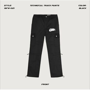 TECHNICAL TRACK PANTS BLACK