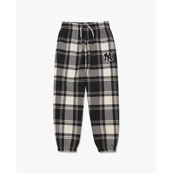 MLB - Quần jogger lưng thun phối logo kẻ sọc thời trang