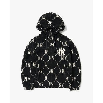 MLB - Áo khoác dài tay phối mũ Monogram Dumble Fleece
