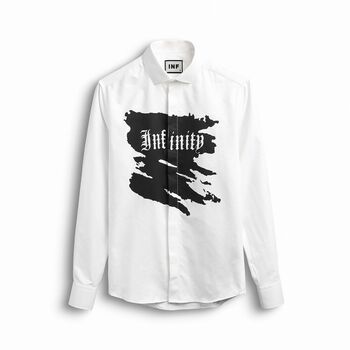 Áo Sơ Mi Infinity 2 Màu , Chất vải Cotton Dày Dặn, SM005526, SOMEHOW