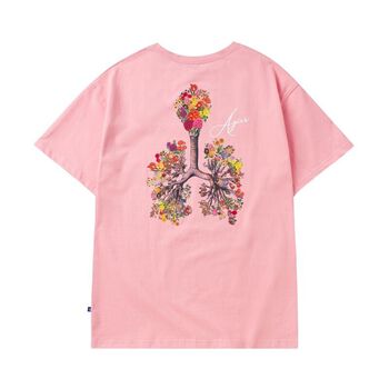 ÁO THUN RỘNG MÀU HỒNG NAM NỮ AZIER