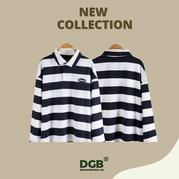 Áo Phông Tay Dài local brand - Áo Thun tay dài Dragonbyboi BASIC FREESIZE Tee Long Sleeve có cổ (100% cotton cao cấp)