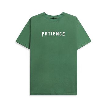 Áo thun tay ngắn cổ tròn in nổi High-printed Patience