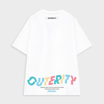 Áo Color Picker Tee - White - OUTERITY - ORP101