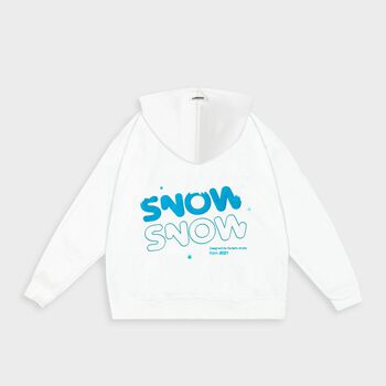 Áo Hoodie Zip Outerity Snow / Trắng - ORT404