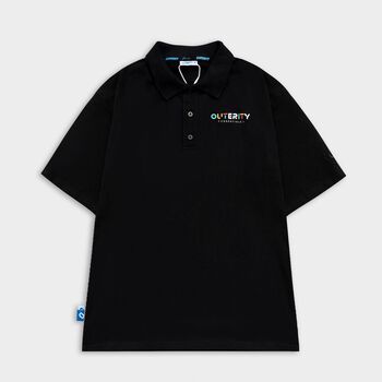 Áo Polo Outerity Rainbow Đen - ORP702