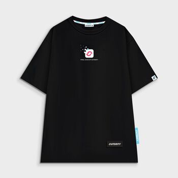 Áo thun Outerity Big Logo Pixel đen - ver2.0 / ORP145