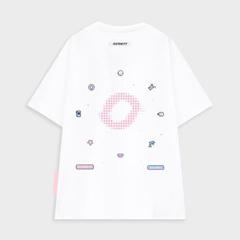 Áo thun Outerity Big Logo Pixel Trắng - ver2.0 / ORP149