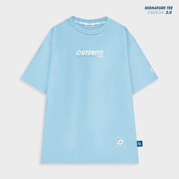 Áo thun Outerity Signature Sky Blue ver2.0 - ORP136