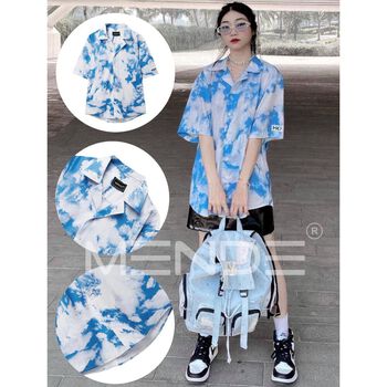 MENDE - Blue Cloud Shirt - áo sơ mi tay ngắn MENDE chính hãng