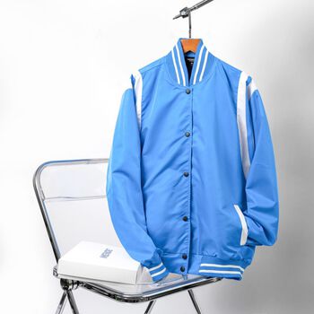 MENDE - Pratice Varsity Blue - Áo khoác bóng chày vải dù