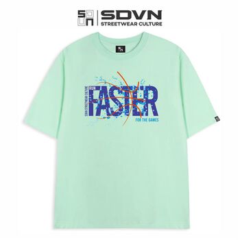 Áo Thun Unisex Nam Nữ Form Rộng SDVN FASTER