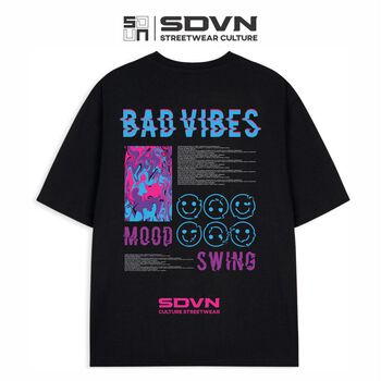 Áo Thun Unisex Nam Nữ SDVN BAD VIBES
