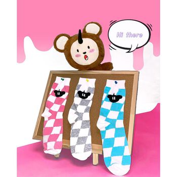 [Mã SKAMA8 giảm 8% đơn 300K] Vớ Sici Checkerboard Nhiều Màu