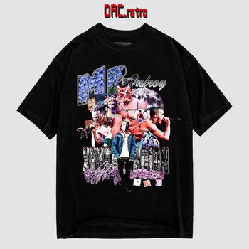 Áo Vintage DACretro HipHop XXXTentacion tay lỡ cotton nhiều Form in hình Rapper XXXTentacion [Chỉ mặt trước]