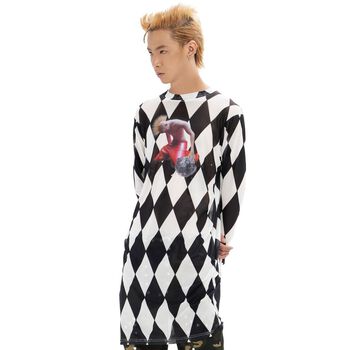 Broken Boy Long Mesh Top