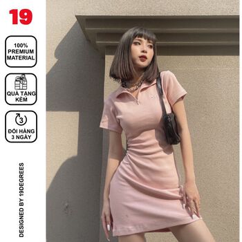 Body Dress (Đầm Dáng Ôm Viền Chỉ) // 19 DEGREES