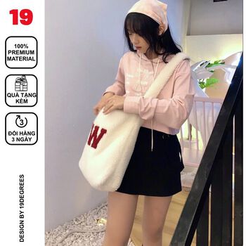 Hoodie Croptop (Áo Croptop Hoodie) // 19 DEGREES