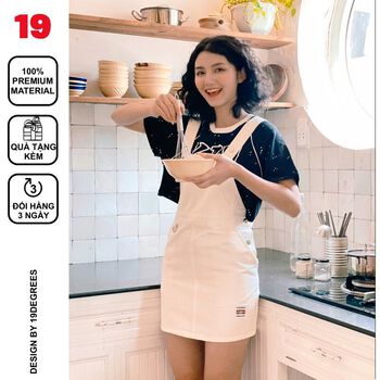 Yếm Váy Ngắn (Mini Skirt Dungarees) // 19 DEGREES