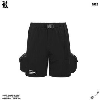 Quần Short Reminder Logo Pack Local Brand Nam Nữ Unisex