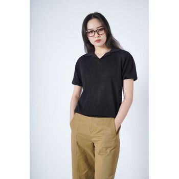 Áo Polo dệt kim nữ, tay ngắn. SLIM FIT - 10F21KNIW029