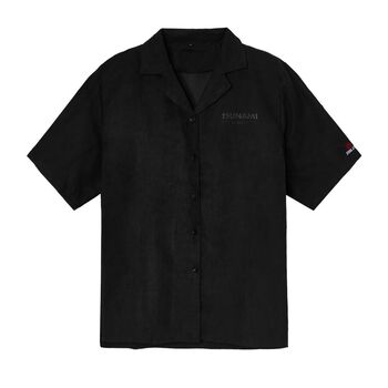 Áo sơ mi tay ngắn TSUNAMI SHIRT (Đen) - ZUNEZX