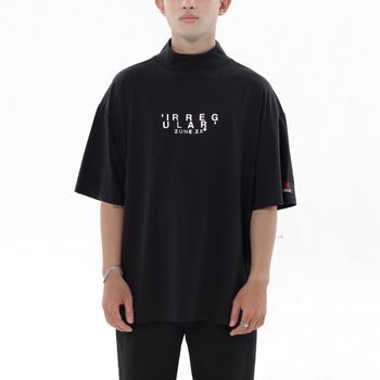 Áo thun nam nữ unisex form rông IRREGULAR HIGHNECK - ZUNE.ZX