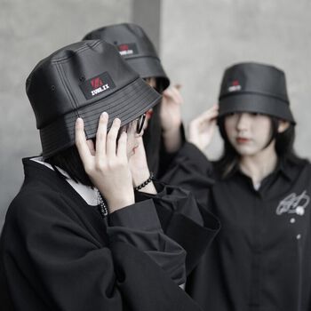 Mũ vành da LEATHER BUCKET - ZUNE.ZX