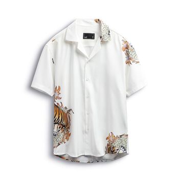 Áo Sơ Mi Nam INF Dragon And Tiger Print , Chất Cotton Dày Dặn , SM005402,SOMEHOW